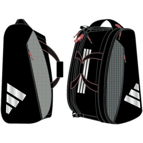 adidas Performance - RACKET BAG MULTIGAME 3.4 BK/RD