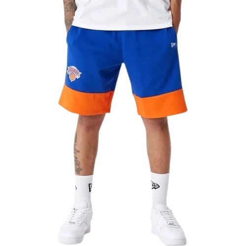 Short NBA New York Knicks Colour Block 2 Bleu