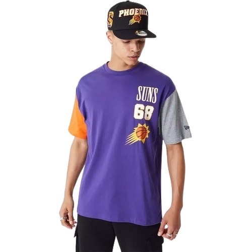 T-Shirt NBA Phoenix suns Arch Wordmark Oversize Violet