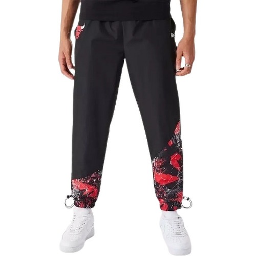 Pantalon NBA Chicago Bulls Panel Track Noir pour Homme