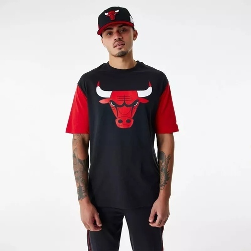 NEW ERA - T Shirt Nba Chicago Bulls Colour Block Oversize