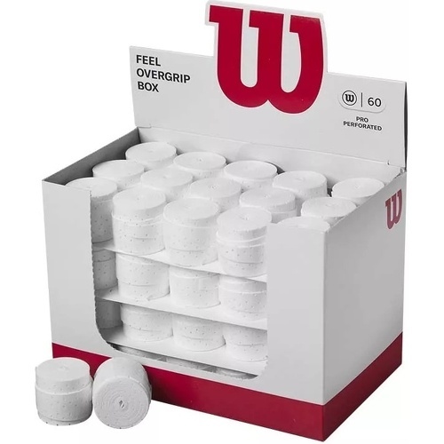 WILSON - Surgrips Pro Perforated Overgrip Blanc x 60