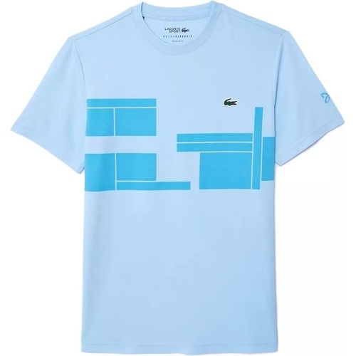 LACOSTE - T-Shirt X Novak Djokovic Bleu CIel