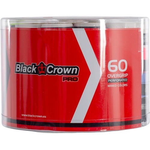 Black crown - Contenitore Di 60 Black Crourgrips Perforati Multicolores