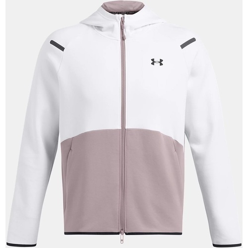 Veste à capuche Inarrêtable Fleece Homme Blanc et Tetra Gris