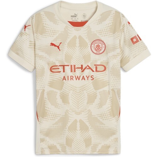 Maillot de gardien de but à manches courtes 24/25 Manchester City Enfant et Adolescent