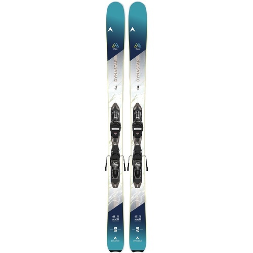 Pack Ski M-pro W 85 Xpress + Fixations Look Xpress W 11 Gw Shiny Blk Bleu Femme