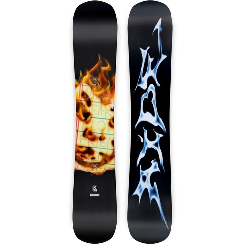 Planche De Snowboard Burnout Noir Homme