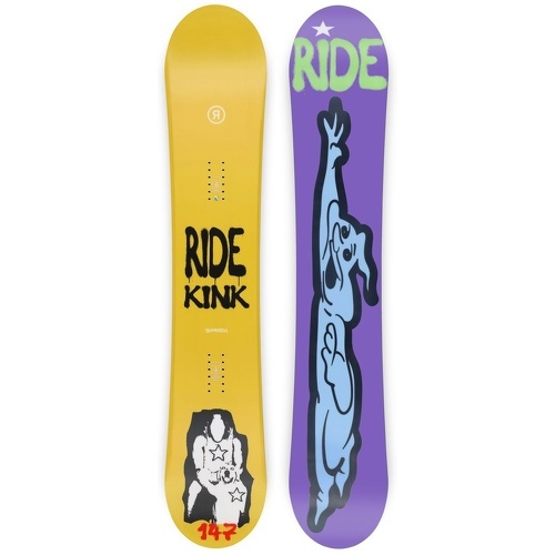 Planche De Snowboard Kink Jaune Homme