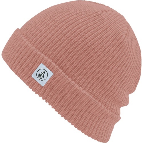 VOLCOM - Bonnet Full Stone Beanie W Mauve Rose Femme