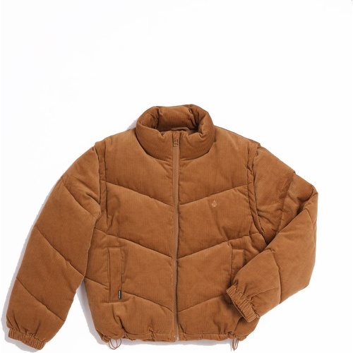 Doudoune Cord'n Puff Vintage Brown Femme