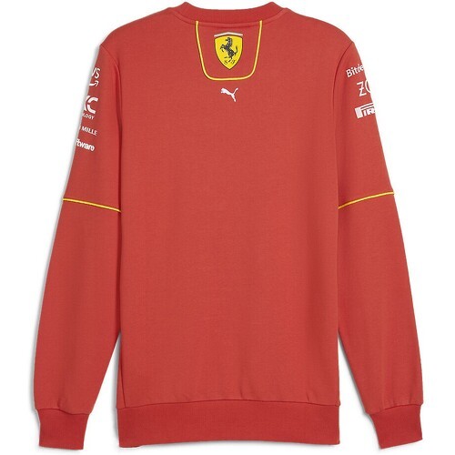 SCUDERIA FERRARI - Sweat Ferrari Scuderia Officiel Formule 1 Crew Neck Homme Rouge