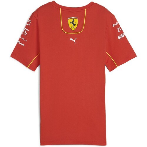 SCUDERIA FERRARI - T-shirt Femme Ferrari Scuderia Officiel Formule 1 Femme Rouge