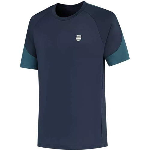 T-Shirt Hypercourt Mesh Crew Bleu marine / Sarcelle