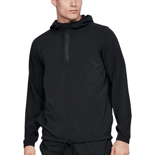 Veste à capuche UA Zone Woven Zippée Noir Homme