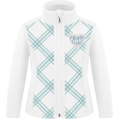 POIVRE BLANC - Veste Polaire Micro Fleece Jacket 1500 Cross Aloe Blue Fille