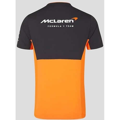 T-shirt officiel de l'équipe McLaren Homme Formule 1 - Papaye/Phantom