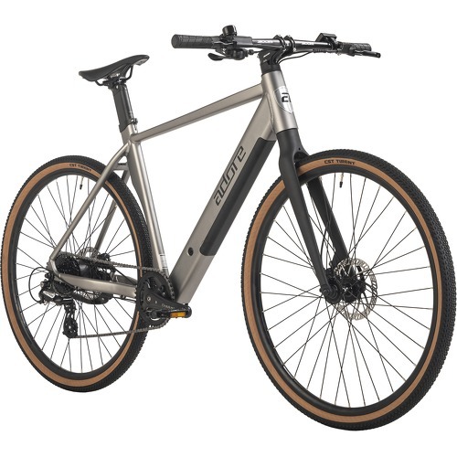 Vélo de Ville Electrique 28" Aluminium Urban Bike UBR-770 Moteur dans la roue arrière 30NM / 10Ah Gris mat