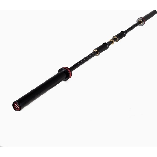 BOOMFIT - Barre Olympique Ergonomique 20Kg Squeeze Bar