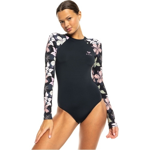 Onesie Sunny Floral Long Sleeve Anthacit