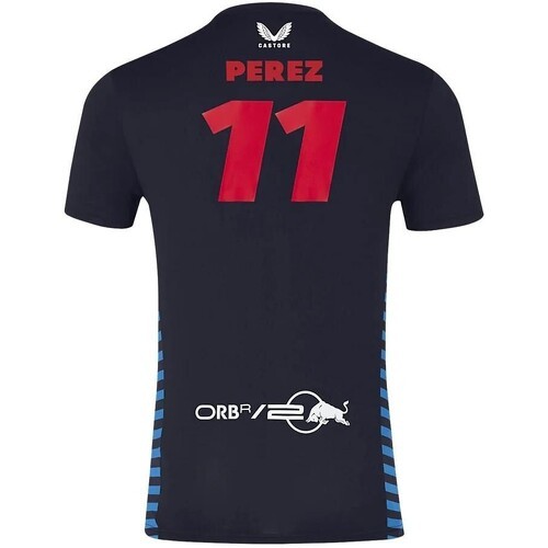 RED BULL RACING F1 - t-shirt officiel à manches courtes Oracle Red Bull Racing Enfant Teamline - Bleu