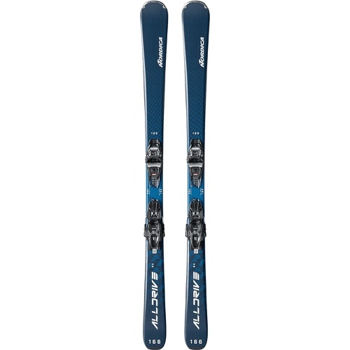 Pack De Ski Alldrive 84 Fdt + Fixations Tp2 Compact 10 Fdt Bleu Homme