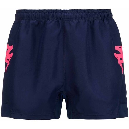 Short Salento Stade Français Paris Officiel Rugby Bleu/Rose Homme