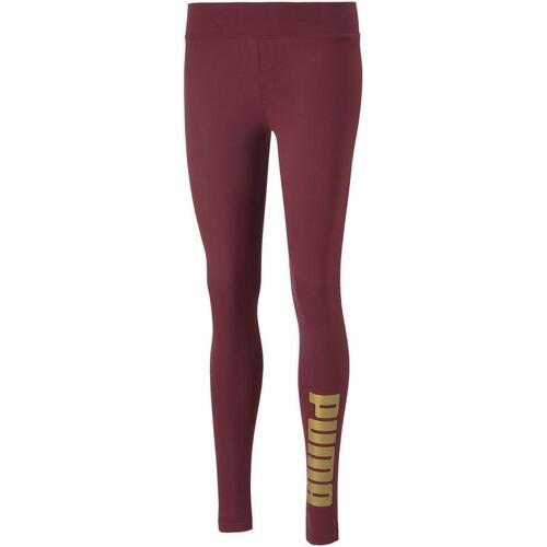 Legging Bordeaux Femme Metallic