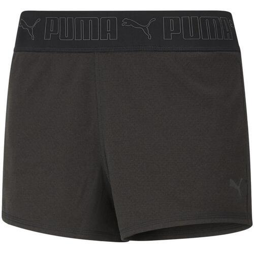 Short Noir Femme Train Elastic 3