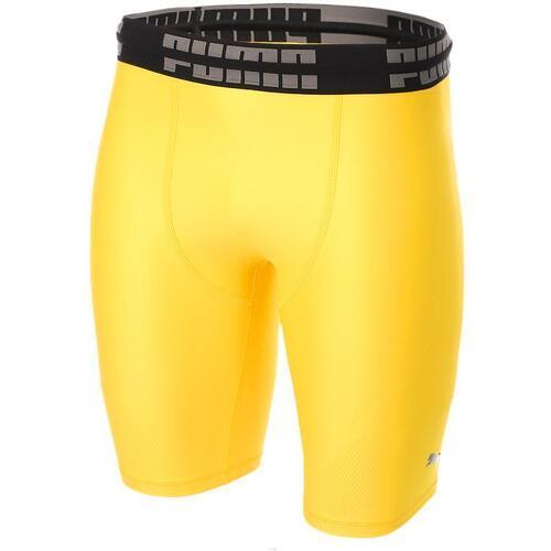 Short de Compression Jaune Homme 9808