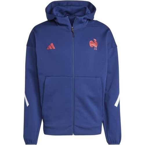 Veste zippée à capuche Équipe de France Bleu marine