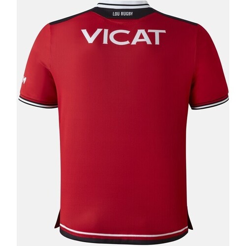 Maillot LOU Rugby Extérieur Officiel Lyon Homme Rouge