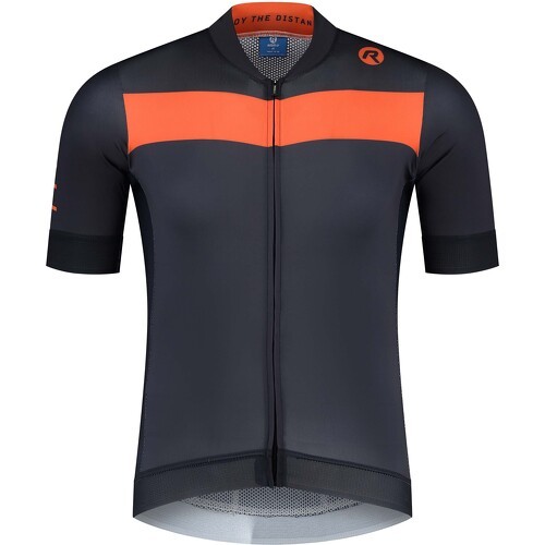 Maillot Manches Courtes Velo Prime - Homme - Bleu/Orange