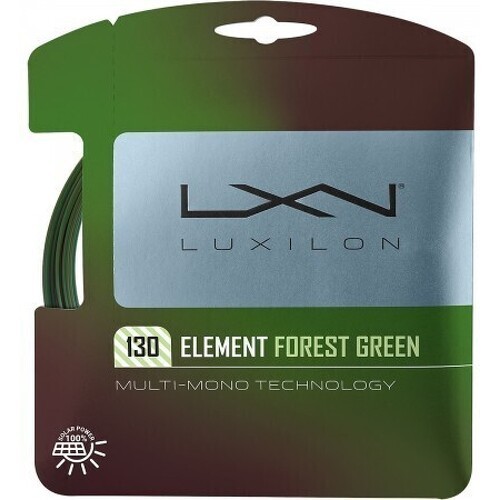 LUXILON - Cordage de tennis Element Forest Green 130 — Jeu