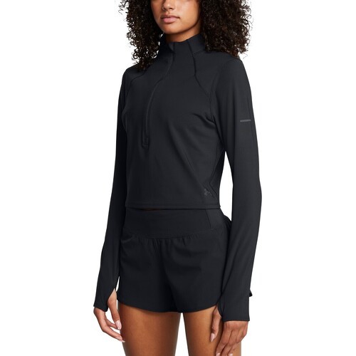 Sweatshirt 1/2 zip en maille femme Launch Elite