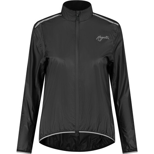 Veste Velo Manches Longues Pluie Vent Essential - Femme - Noir