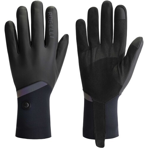 Gants de vélo Hiver - Hommes Femmes - Noir - Distance