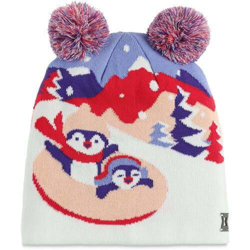 Girls Penguin Double Pom