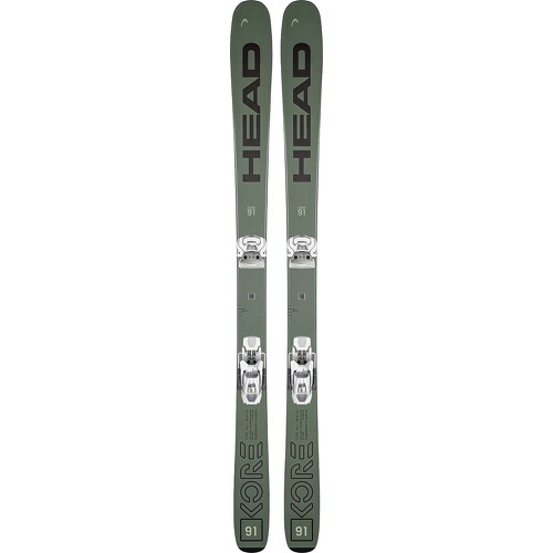 Pack Ski Kore 91 W + Fixations Attack 11 Mn Vert Femme