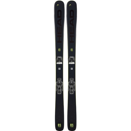 Pack Ski Kore Team Sw + Fixations Attack 11 Gw Noir Garçon