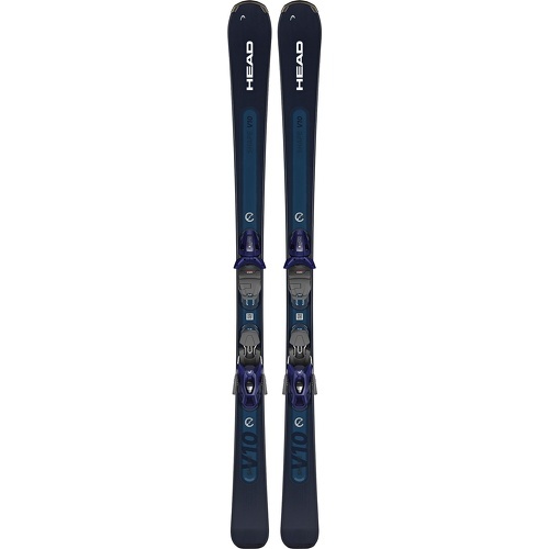 HEAD - Pack Ski Shape E-v10 Sw + Fixations Prw 11 Gw Bleu Homme