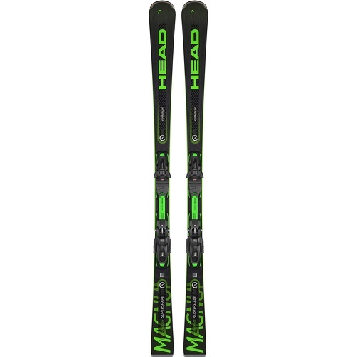 Pack Ski Supershape E-magnum + Fixations Protector Pr 11 Gw Gris Homme