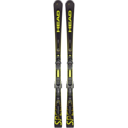 Pack Ski Supershape E-speed + Fixations Prd 12 Gw Jaune Homme