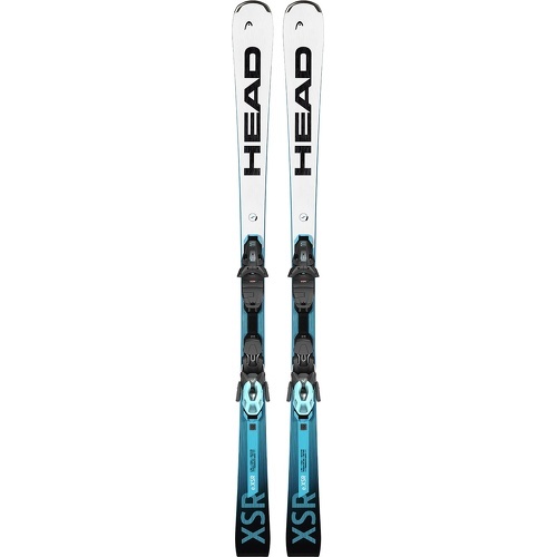 HEAD - Pack Ski Wc Rebels E.xsr + Fixations Pr 10 Gw Bleu Garçon