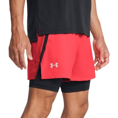 UA LAUNCH 5 2-IN-1 SHORTS