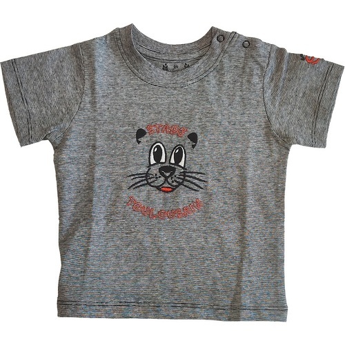 T-shirt gris manches courtes pour bébé Cute