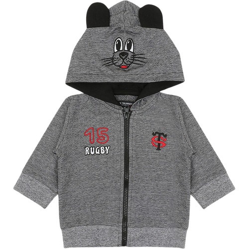 STADE TOULOUSAIN - Veste pour bébé Hoodie Cute gris