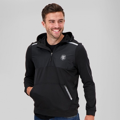 STADE TOULOUSAIN - Sweat Adulte Demi zip Hoodie Icible