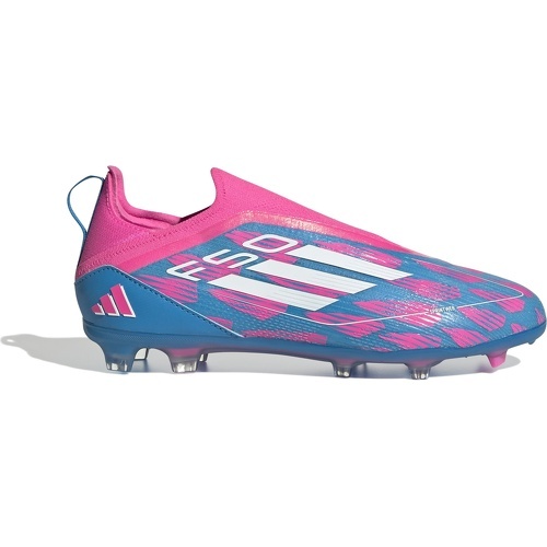 adidas - Chaussures de football sans lacets enfant F50 Pro FG