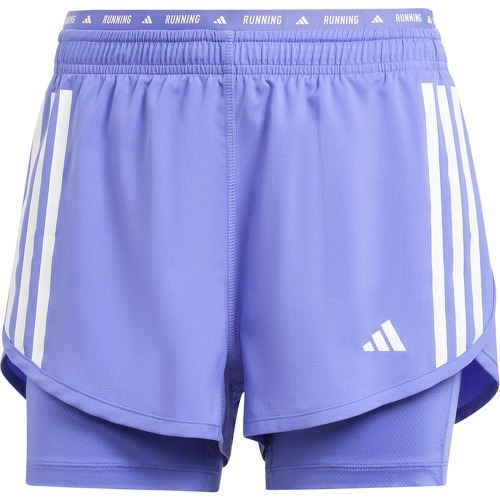 adidas - Pantaloncini 2 In 1 Own The Run 3 Stripes